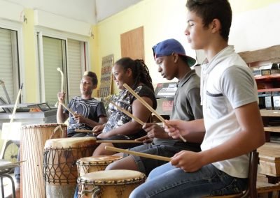 Les Animations – Ateliers Musicales Percussions – 2019